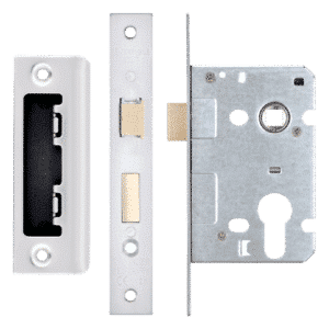 ERA Valiant Euro Mortice Sashlock Square End - 64mm Case Satin SS Display Boxed