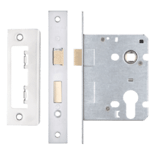 ERA Valiant Euro Mortice Sashlock Square End - 76mm Case Satin SS Boxed