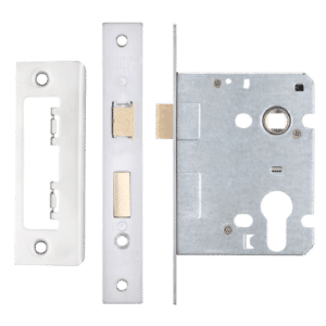 ERA Valiant Euro Mortice Sashlock Square End - 76mm Case Satin SS Display Boxed