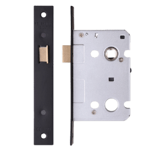 ERA Valiant Upright Latch Square End - 64mm Case Black (Matt) Boxed
