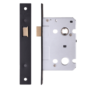 ERA Valiant Upright Latch Square End - 64mm Case Black (Matt) Display Boxed