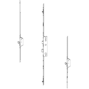 ROTO H650 35mm Backset Latch & Deadbolt Single Spindle With 2 Hooks & 2 V Cam (Mushroom) 2003562 - 35/92 2 Hook & 2 V Cam