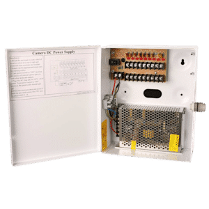 HAYDON MARKETING CCTV Boxed Power Supply 16 Way Multi Output 12VDC Max Output 20 Amp - HAY-PSU1612-20A