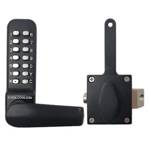BORG LOCKS BL4409 ECP Marine Grade Wooden Gate Digital Lock With Slam Latch & Holdback - BL4409 ECP MG