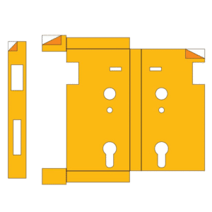 BORG LOCKS S509AB Intumescent Kit To Suit BL5000/BL7000 Series With Sashlock - S509AB