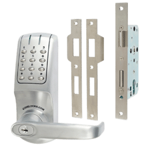 CODELOCKS CL5010 Battery Operated Digital Mortice Sash Lock With Do Not Disturb - Brushed Steel CL5020 BS DND