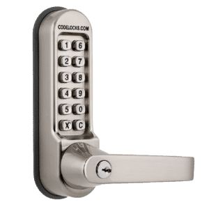 CODELOCKS CL500 PK Front Only Digital Lock With Key Override To Suit Panic Latch - Front Only KO SS