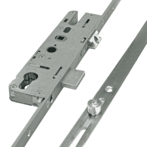ELITE Standard Lever Operated Latch & Deadbolt Single Spindle - 4 Roller - 35/92