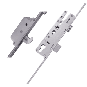 ELITE Compact Lever Operated Latch & Deadbolt Twin Spindle Designed To Accept Optional Shootbolts - 2 Hook 4 Roller - 35/92-62