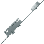 ELITE Heritage Automatic Auto Locking Lever Operated Latch & Deadbolt Single Spindle 20mm Faceplate - 3 Deadlocking Latch Bolts - 45/92 - Radius
