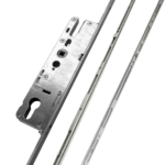 ELITE French Door Slave Lever Operated Latch & Deadbolt Single Spindle - 35/92