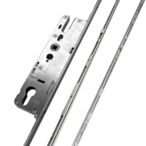 ELITE French Door Slave Lever Operated Latch & Deadbolt Single Spindle - 35/92