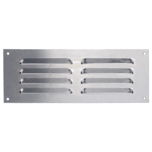 STADIUM Aluminium Louvre Ventilator - 89mm (H) x 241mm (W)