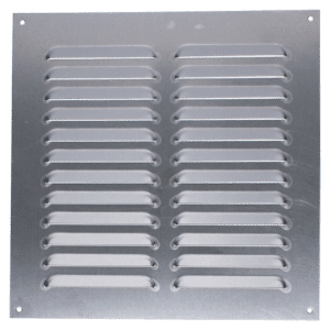 STADIUM Aluminium Louvre Ventilator - 241mm (H) x 241mm (W)
