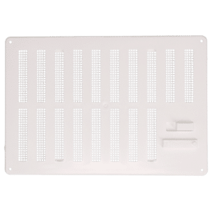 STADIUM Plastic Hit & Miss Ventilator With Flyscreen - 165mm (H) x 241mm (W)