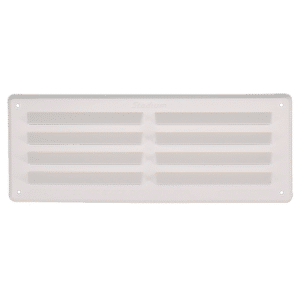 STADIUM Plastic Louvre Ventilator With Flyscreen - 89mm (H) x 241mm (W)