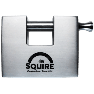 SQUIRE Stronghold ST75S Stainless Steel Container Sliding Shackle Padlock - Carded