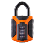 SQUIRE CP50S All Terrain Combination Padlock - Open Shackle CP50/ATO Orange (Visi)