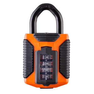 SQUIRE CP50S All Terrain Combination Padlock - Open Shackle CP50/ATO Orange (Visi)