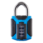 SQUIRE CP50/ATLS - All Terrain Stainless Steel Shackle Combination Padlock - Open Shackle CP50/ATLS (Visi)