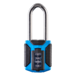 SQUIRE CP50/ATLS - All Terrain Stainless Steel Shackle Combination Padlock - Long Shackle CP50/ATLS/2.5 (Visi)