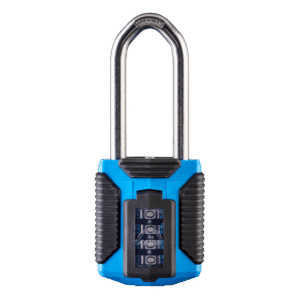 SQUIRE CP50/ATLS - All Terrain Stainless Steel Shackle Combination Padlock - Long Shackle CP50/ATLS/2.5 (Visi)
