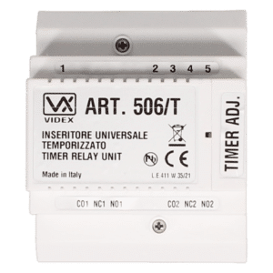 VIDEX 506T 12V/24V AC/DC Relay With Timer - 506T