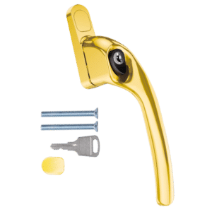 HOPPE Cranked Espag Handle AR722-7/040 - RH- Gold