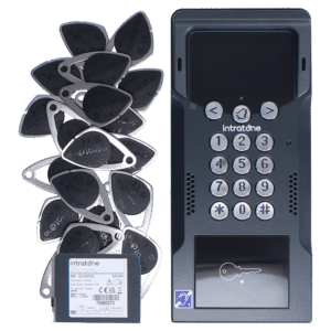 INTRATONE SC05 Only One Integrated Video, Keypad & Proximity Intercom 1- 10 Dwellings With 20 Fobs & 15 Years Data - 06-0228-EU