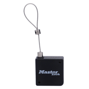 MASTER LOCK Select Access Black Tether With Retractable Cable - 91cm Retractable Cable
