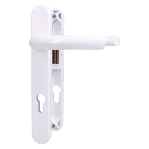HOPPE Tokyo 92mm Door Furniture 230mm Backplate With 203mm Screw Centres - White