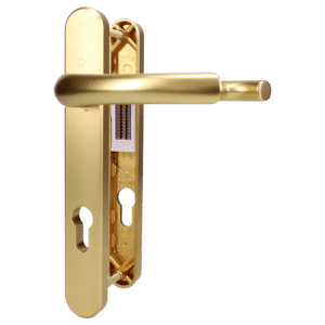 HOPPE Tokyo 92mm Door Furniture 230mm Backplate With 203mm Screw Centres - Gold