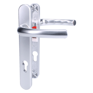 HOPPE Tokyo 92mm Door Furniture 230mm Backplate With 203mm Screw Centres - Silver