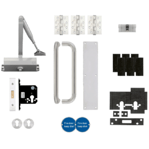 ZOO Architectural Fire Door Pack For Corridor Door (Locking) KITA1-FDP-A1 - Corridor Kit (Locking)