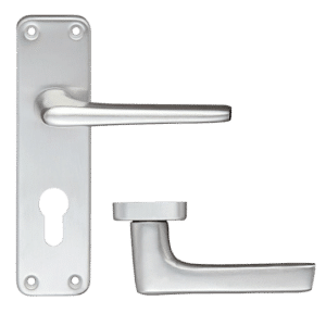 ZOO Lever Handle On Euro Lock Backplate - SAA Euro Lever