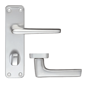ZOO Lever Handle On Bathroom Privacy Backplate Handle - SAA Bathroom Lever