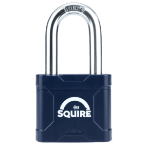 SQUIRE Stronglock Plus Laminated Padlock In Protective Casing Long Shackle - 45mm Body 1.5" Shackle KA 1234