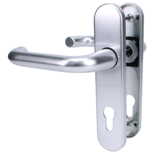 HOPPE Paris 72PZ Euro Profile Lever Handle On Short Backplate 138S/2600 - Satin Anodised Aluminium (SAA)