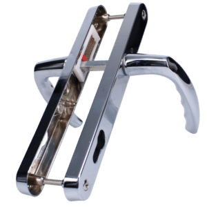 HOPPE Atlanta 92PZ Euro Profile Lever/Lever Handle On 30mm Narrow Backplate M1530M/3841N - Polished Chrome