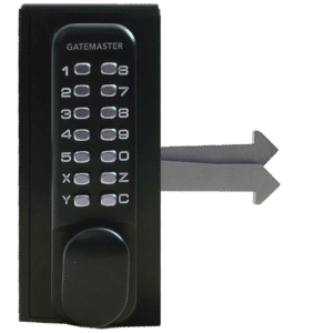 GATEMASTER SGLD (Handed) Double Sided Sliding Digital Gate Lock - 40mm Frame LH (SGLD40L)