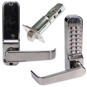 CODELOCKS CL0440 / CL0445 Stainless Steel Digital Gate Lock With Adjustable Latch - SS - CL0440 Without Passage Set