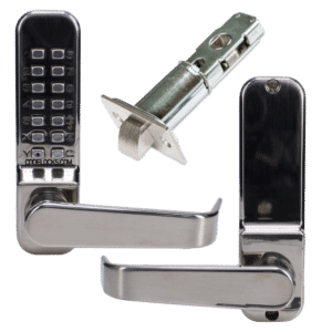 CODELOCKS CL0440 / CL0445 Stainless Steel Digital Gate Lock With Adjustable Latch - SS - CL0445 With Passage Set