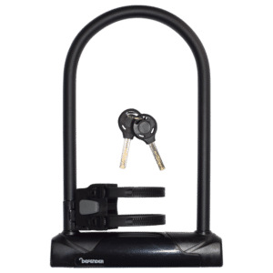 DEFENDER By Squire Cycle D-Lock With Bracket 11mm x 230mm - Black - DF D11/230