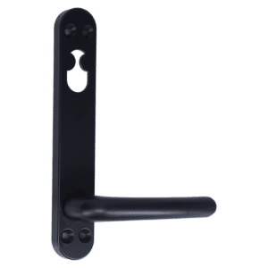 NORDAN NTech Villa Balcony Door Handle Internal With Cutout To Suit Rococo Scandinavian Oval - Black (0403375)
