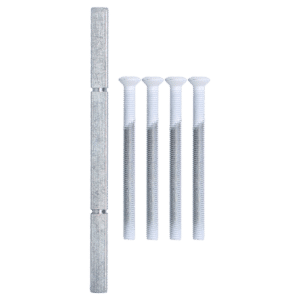 NORDAN NTech Villa Balcony Door Fixing Pack 140mm Spindle & Screws - White Screws Included (0403722)