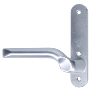 NORDAN NTech Villa Balcony Door Handle 3 Fix Internal Handed Without Cutout - LH Silver (0403165)
