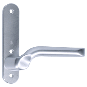 NORDAN NTech Villa Balcony Door Handle 3 Fix Internal Handed Without Cutout - RH Silver (0403163)