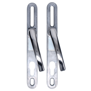 WINLOCK Universal Repair Handle Frame Set With Adjustable 62mm-92mm Centres - Polished Chrome