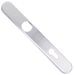WINLOCK Universal Repair Handle Cover - 92mm PZ Bottom Cover Brushed Chrome