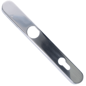 WINLOCK Universal Repair Handle Cover - 92mm PZ Bottom Cover Polished Chrome